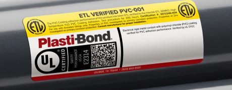 Plasti-Bond ETL label