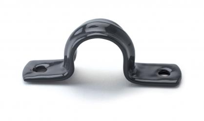 1 1 2 Inch PVC Coated Stamped Pipe Strap 2 Holes Plasti Bond