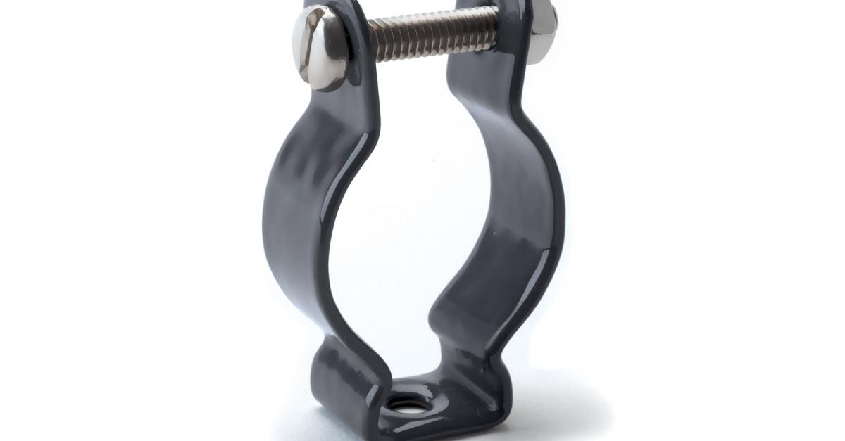 1 Inch PVC Coated Conduit Hanger w Bolt Plasti Bond
