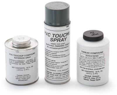 PVC touch up compounds