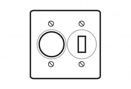 Line Drawing of Cast Device Boxes & Covers