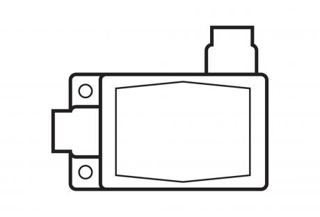 Line Drawing of Single Gang Cast Device Boxes & Covers by Plasti-Bond