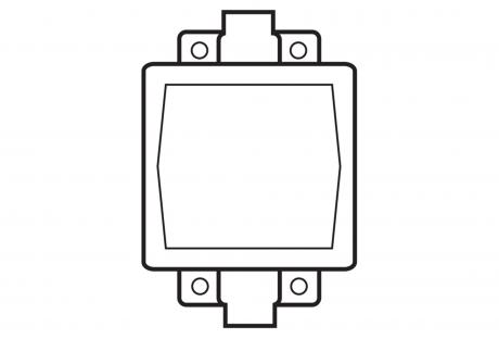 LineArt-CastDeviceBoxes-2Gang-FSC Line Drawing of Cast Device Boxes & Covers