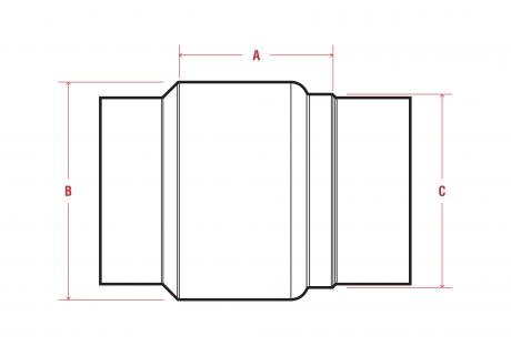 Line Drawing of PVC Coated SpeedCouple