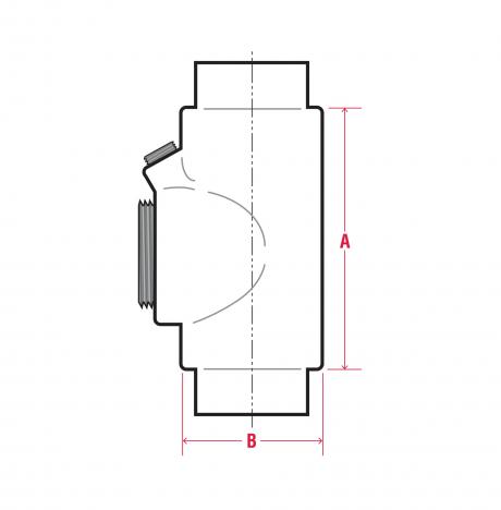 Line Drawing of Sealing Fittings