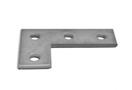 Support-Products-Stainless-Four-Hole-Flat-Angle-Plate Stainless Steel Plates